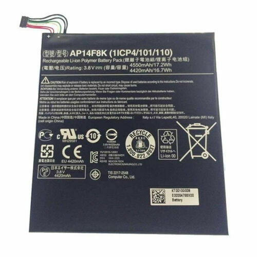 Akku für AP14F8K 1ICP4/101/110 Acer Iconia Tab A1-850 B1-810 B1-820 W1-810(compatible)