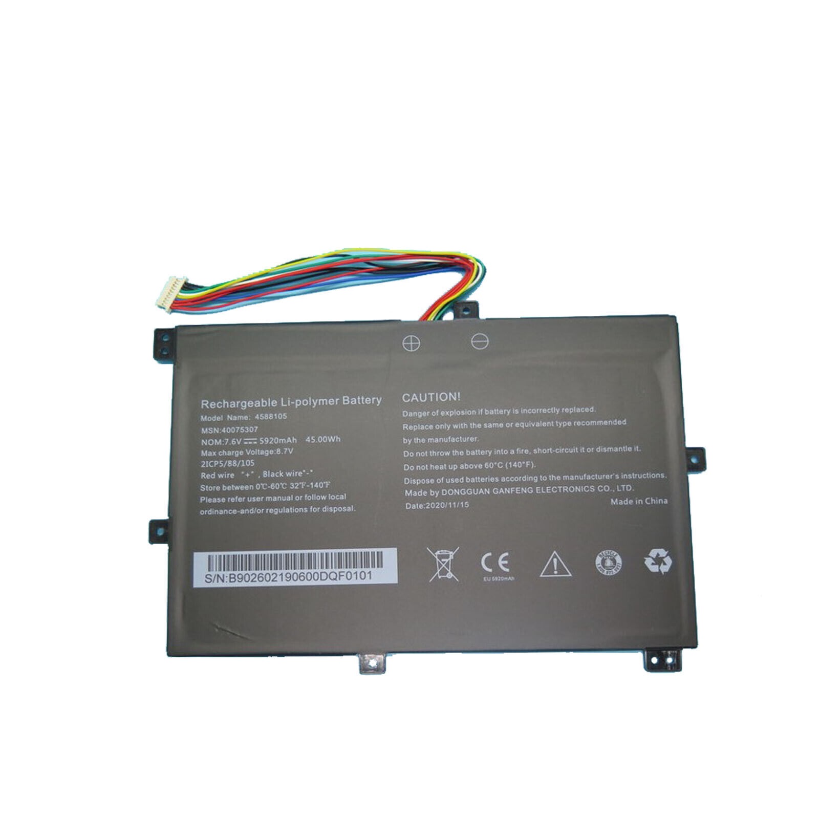 Akku für 4588105 40069191 MEDION CW140 Akoya S4401,S4402,s4402-md63410,S4403(Ersatz)