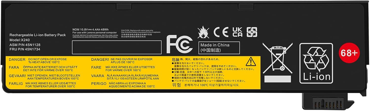 Akku für 45N1127 45N1126 Lenovo ThinkPad X240 T440 T450s X250 T440s T460 T450 T550 X260 X270 T470p L450 T440s T440 W55 0s 0s L470 T440s T460p(Ersatz)