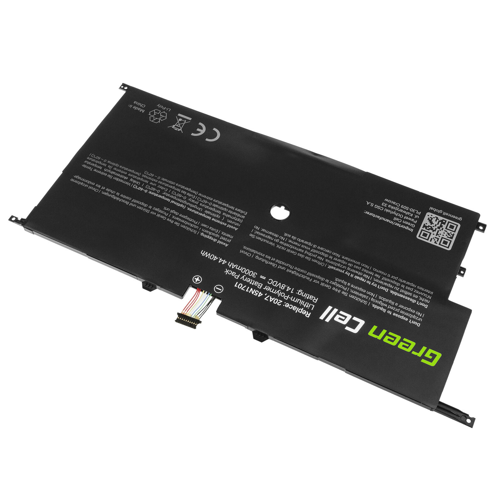 Akku für Lenovo ThinkPad X1 Carbon 14 Gen 2 20A7 20A8 45N1702 45N1703(compatible) - zum Schließen ins Bild klicken