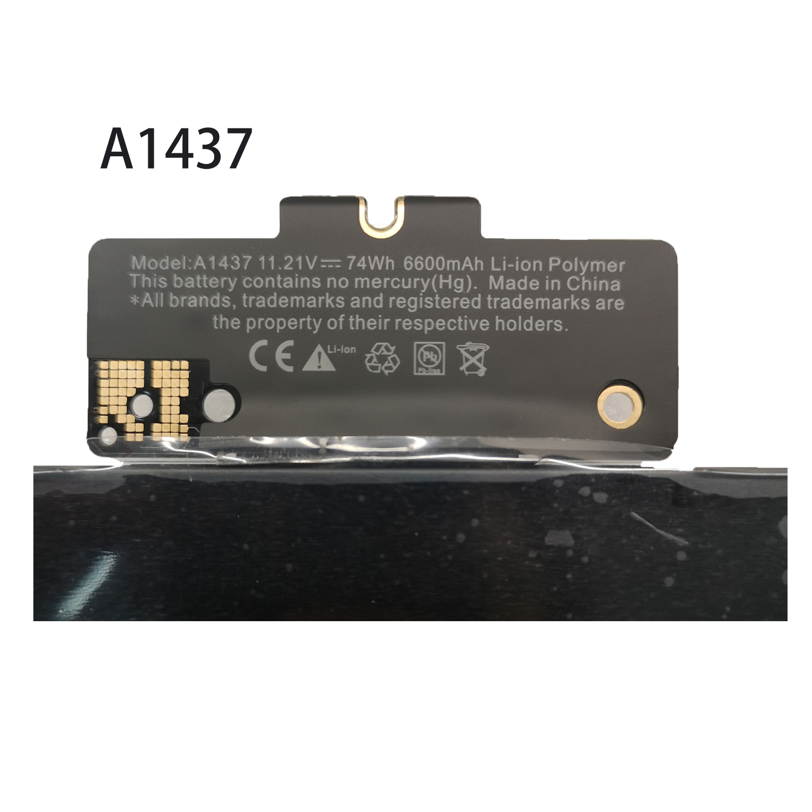 Akku für A1437 Apple A1425 (Late 2012), Retina MD101 MD101LL/A(Ersatz) - zum Schließen ins Bild klicken