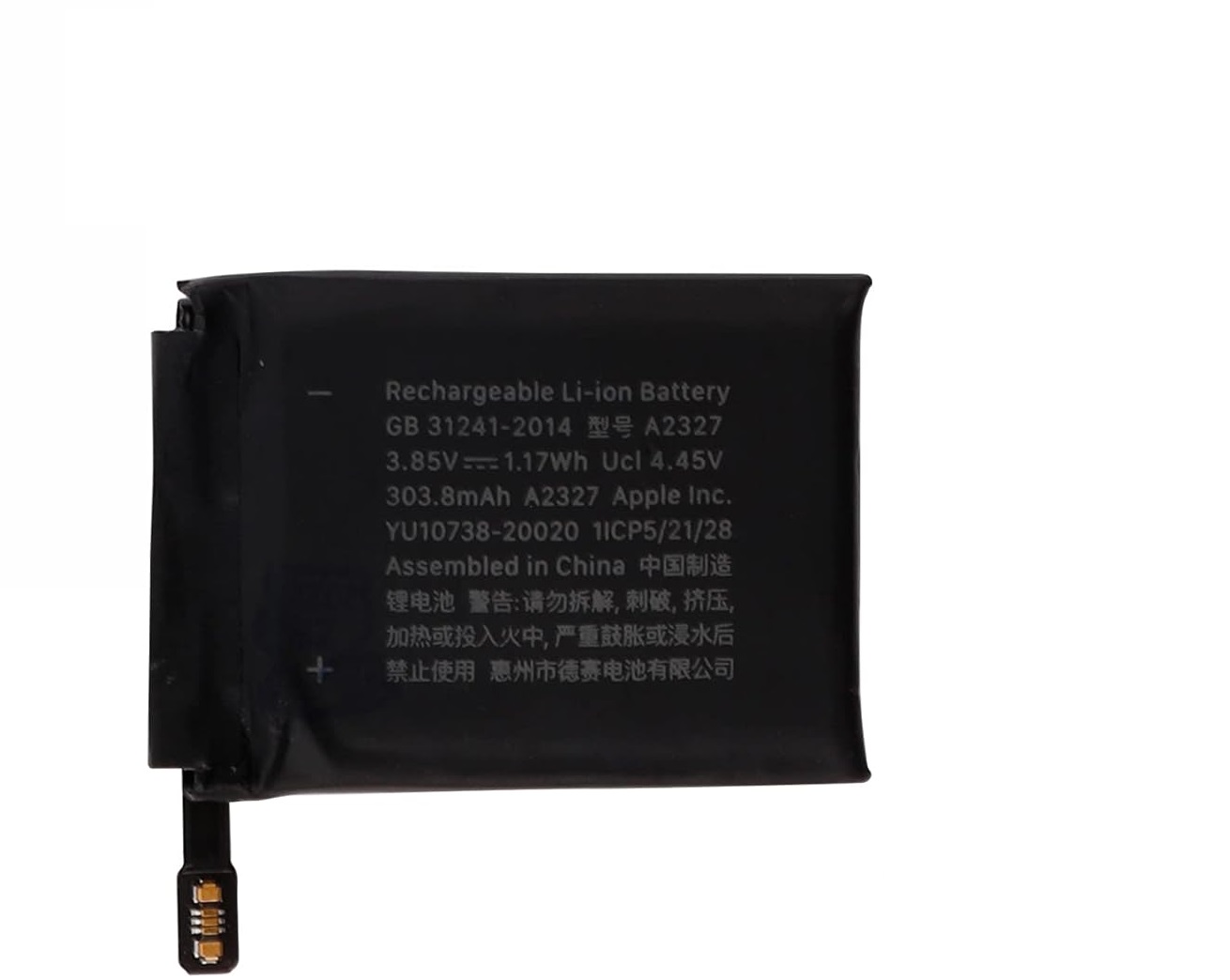 Akku für iWatch Series 6 6th 44 mm Model A2292 A2294 A2376 A2327(Ersatz)