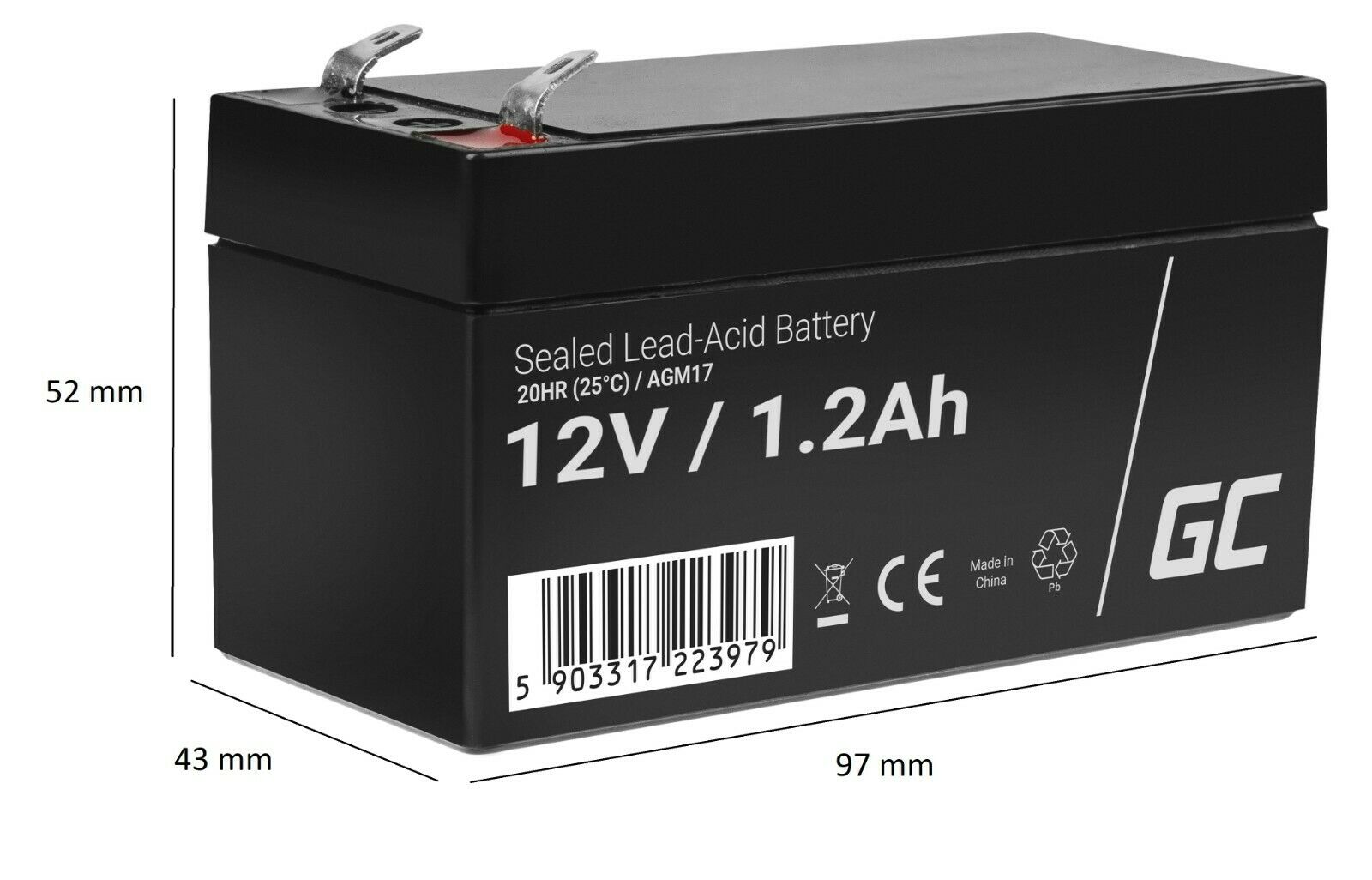 Blei Akku AGM GEL 12V /1.2Ah, 2,3Ah, 3,3Ah, 4.5Ah, 7Ah, 9Ah,20Ah,26Ah,40Ah,75Ah,100Ah for UPS ,USV