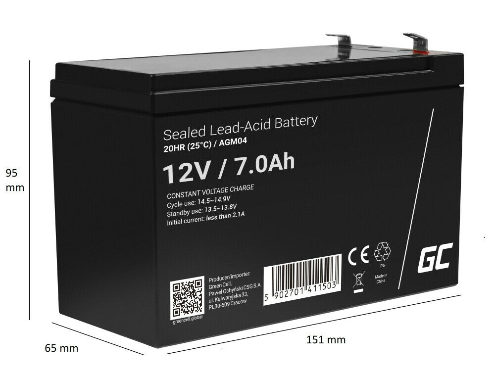 Blei Akku AGM GEL 12V /1.2Ah, 2,3Ah, 3,3Ah, 4.5Ah, 7Ah, 9Ah,20Ah,26Ah,40Ah,75Ah,100Ah for UPS ,USV