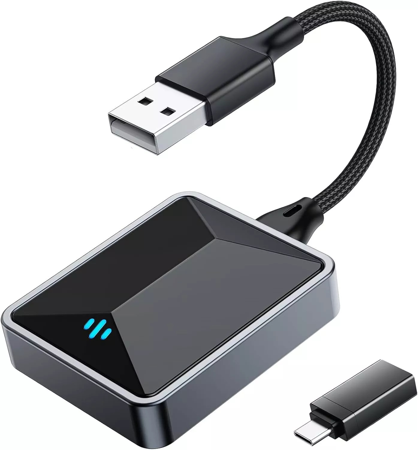 Akku für 2 in 1 Wireless CarPlay Adapter USB BT Dongle Box for Apple CarPlay Android Auto(Ersatz)