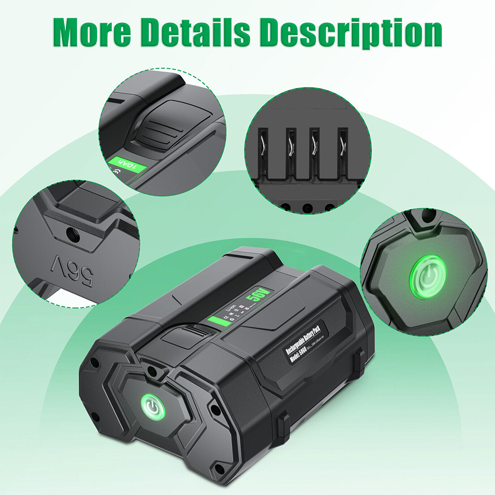 Akku für 9000mAh EGO ARC Lithium, BA2800E, BA2800T, POWER 56V(Ersatz)