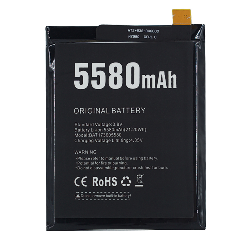 Akku für DOOGEE S60,DOOGEE S60 LITE 5580mAh 3.8V(Ersatz)