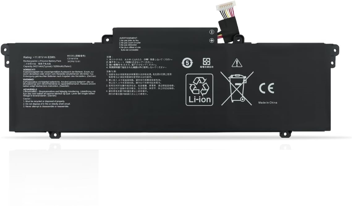 Akku für C31N1914 Asus ZenBook 14 UM425QA UM425UAZ UX425QA UX425UAZ,UX435EA UX435EAL UX435EG UX435EGL (Ersatz)