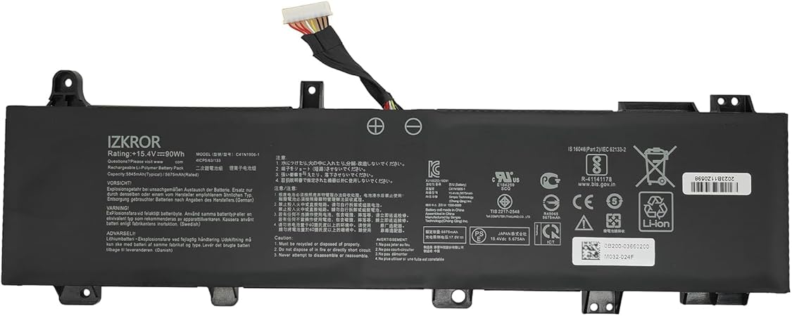 Akku für C41N1906-1 ASUS TUF Gaming A15 FA506 FA506II FA506QR 2021 F15 FX506 FX506H FX506L A17 FA706 FA706II FA706IU (Ersatz)