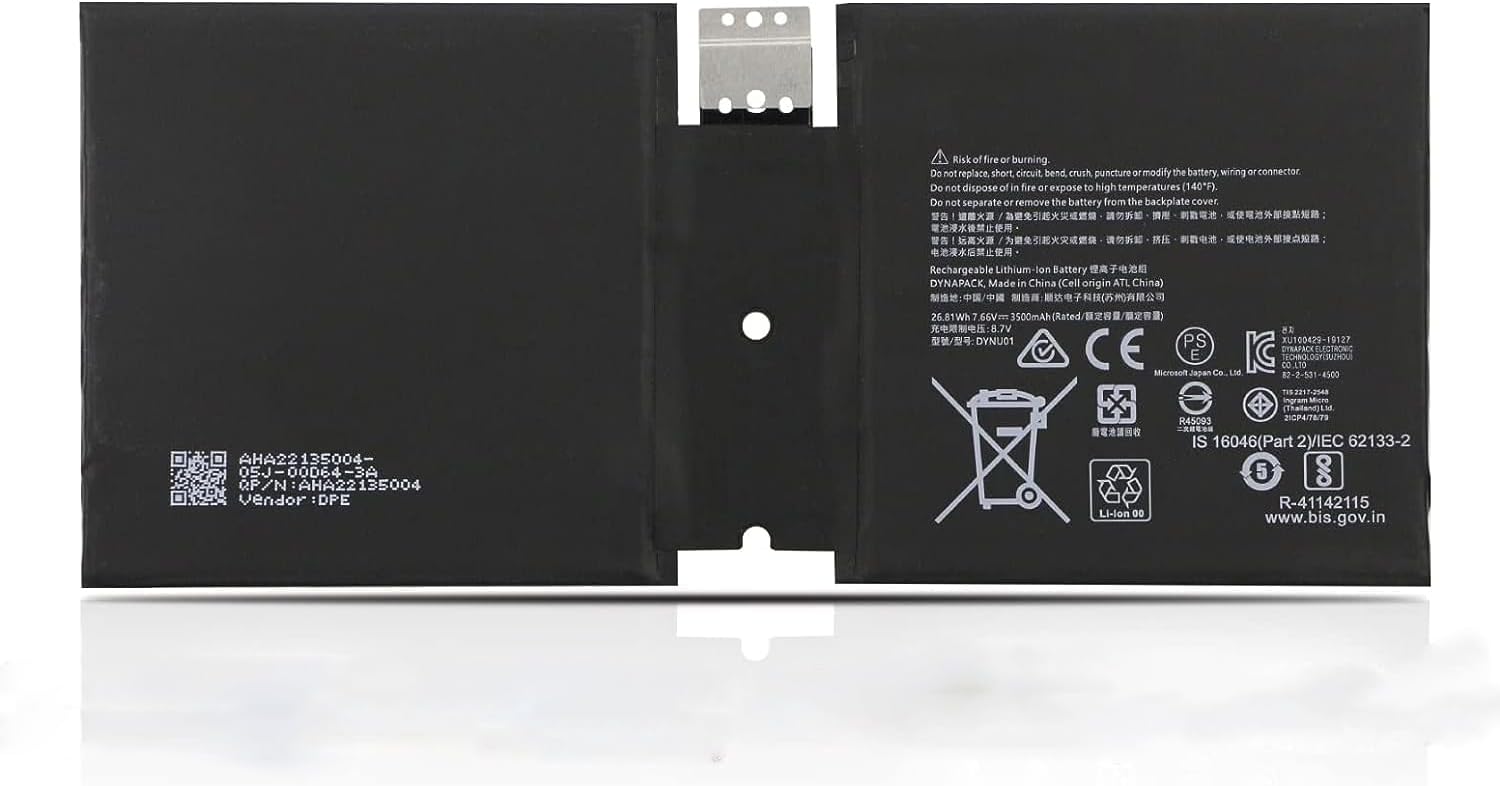 Akku für Microsoft Surface 1927 Go 2 3500mAh 7,6V(Ersatz)