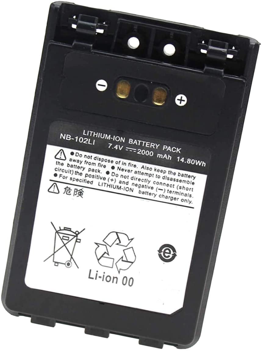 Akku für 2000mah FNB-102LI YAESU VERTEX VX-8R VX-8E VX-8DR VX-8DE Radio(Ersatz)