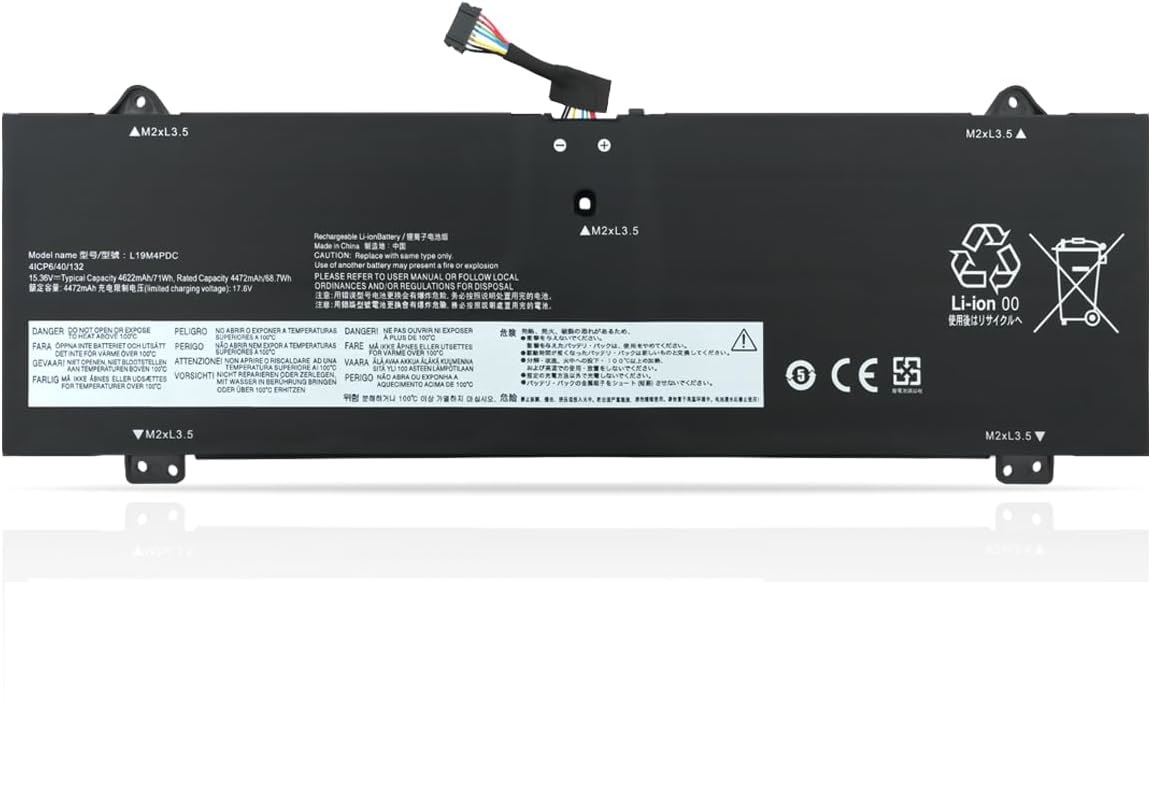 Akku für L19C4PDC L19M4PDC L19L4PDC Lenovo Yoga 7i 2020 2021 2022 7-14ITL5 7-15ITL5 7-14ACN6 7-14ARB7 2-in-1(Ersatz)