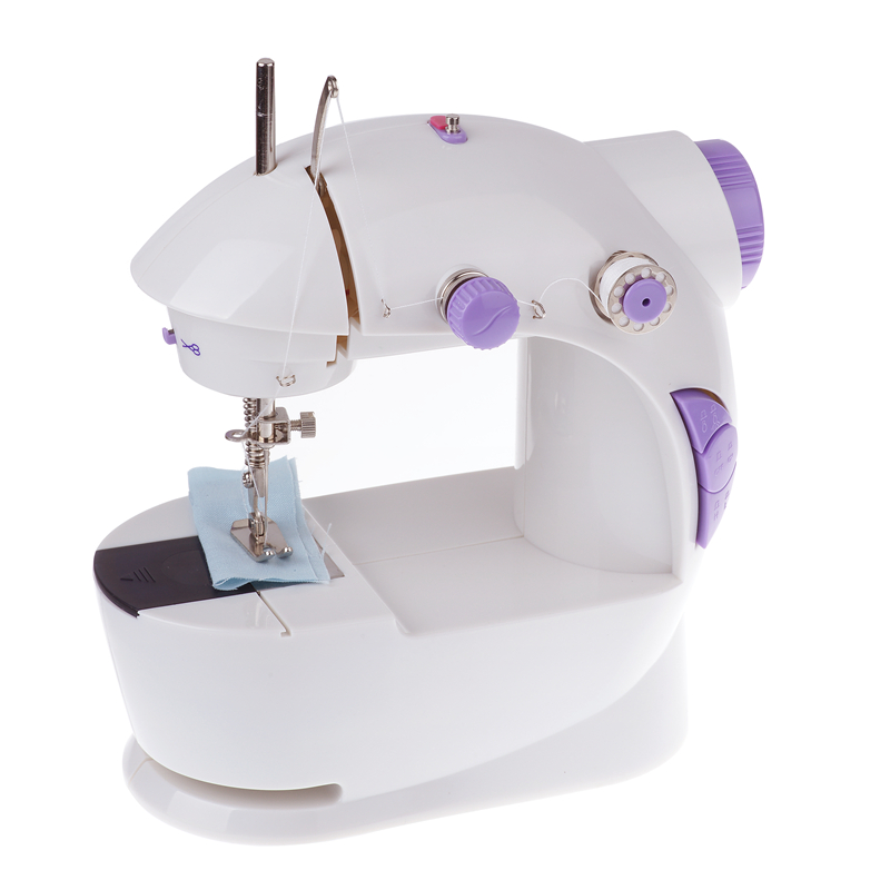 Mini Haushalt Nähmaschine Handnähmaschine Reisenähmaschine mit Lichter