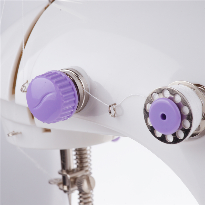 Mini Haushalt Nähmaschine Handnähmaschine Reisenähmaschine mit Lichter