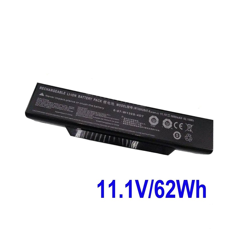 Akku für W130HUBAT-6 6-87-W130S-4D7 Clevo W130EV W130EW W130EX W130HU W130HV(Ersatz)
